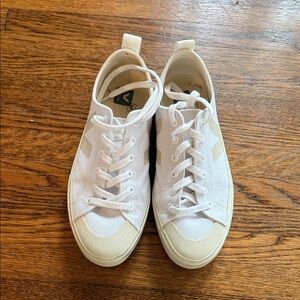 Veja Off-White Canvas Sneakers